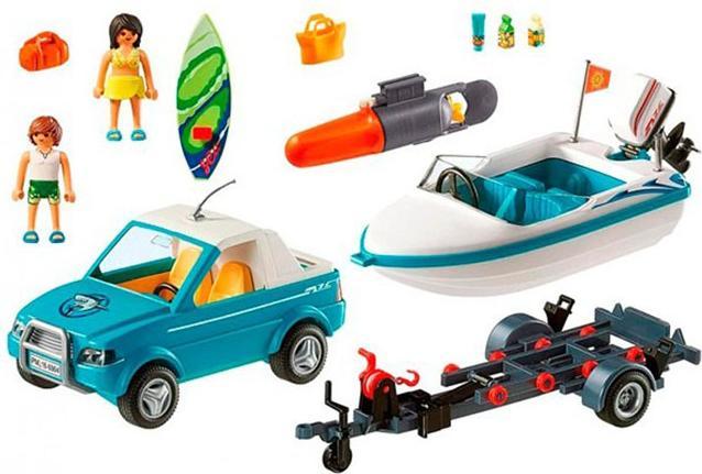 Produktbild Playmobil Surfer-Pickup mit Speedboat (71589)
