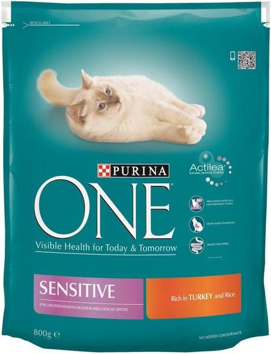 Actual product image Purina CAT FOOD ONE ADULT (WITH TURKEY) 800G (Adult, 1 pcs., 800 g)