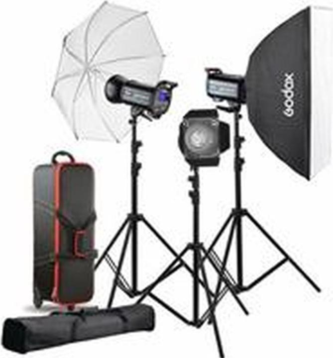 Actual product image Godox QS400II-D - Studio flash kit (3xQS400II & accessories) (Set, 400 Ws)