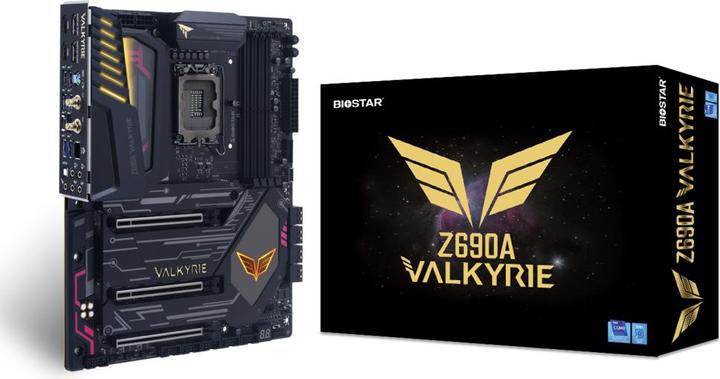 Produktbild Biostar MB Z690A VALKYRIE Z690,S1700DDR4,Intel (LGA 1700, Intel Z690H, ATX)