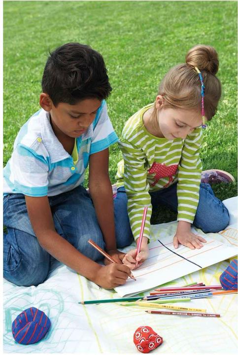 Actual product image STABILO Trio thick triangular crayon (Multicoloured, 24 x)