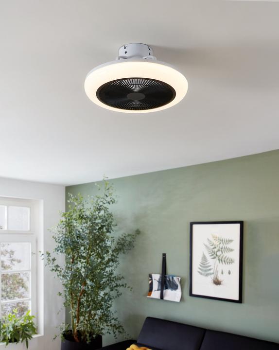 Actual product image EGLO Kostrena ceiling fan with lamp - Ã˜ 45.5 cm - 3 speeds - adjustable white light - Dimmable - AC (47 dB)