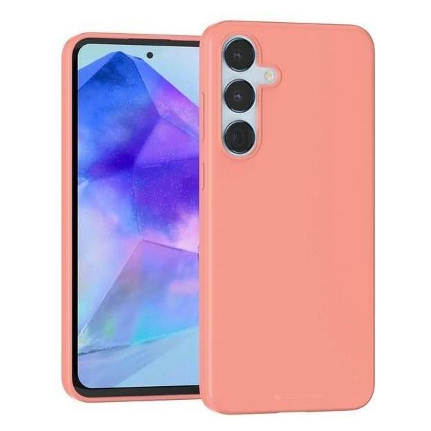 Mercury Zachte Sam A55 A556 jasnoróżowy/lichtroze (Samsung Galaxy A55), Smartphonehoes, Roze