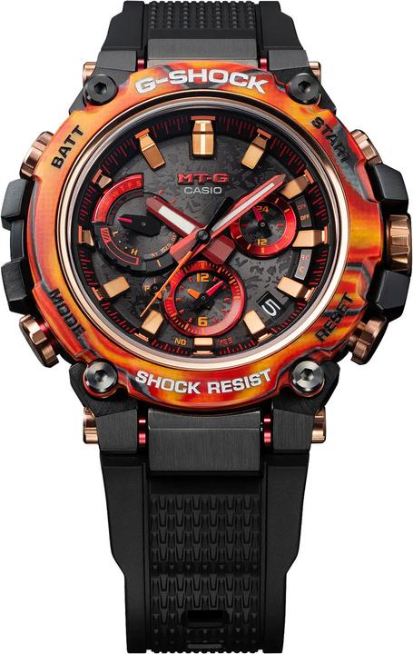 Immagine prodotto G-Shock MTG-B3000FR-1AER (Orologio con pietra preziosa, Orologio radiocontrollato, Cronografo, 51.90 mm)