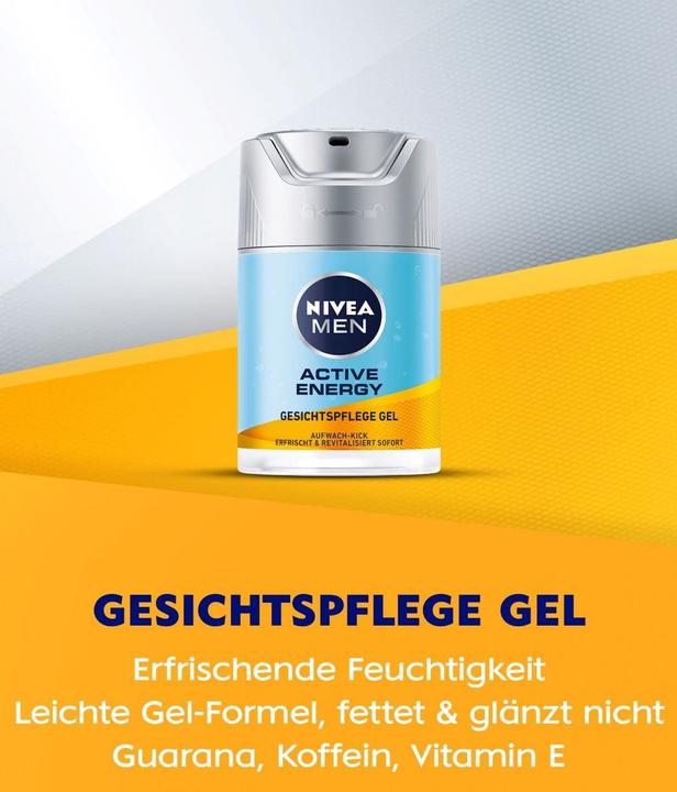Produktbild NIVEA MEN Active Energy (50 ml, Gesichtsgel)