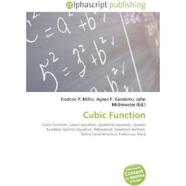 Cubic Function, Fachbücher von Agnes F. Vandome, Frederic P. Miller, John McBrewster