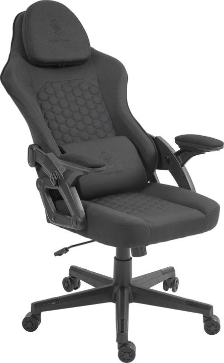 Actual product image Deltaco DC130 gaming chair Soft Woven Mesh, black