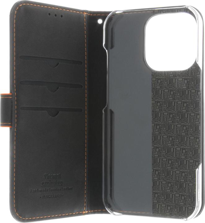 Produktbild Insmat Flipcase Iphone 16 Pro Black/Orange (Apple iPhone 16 Pro)