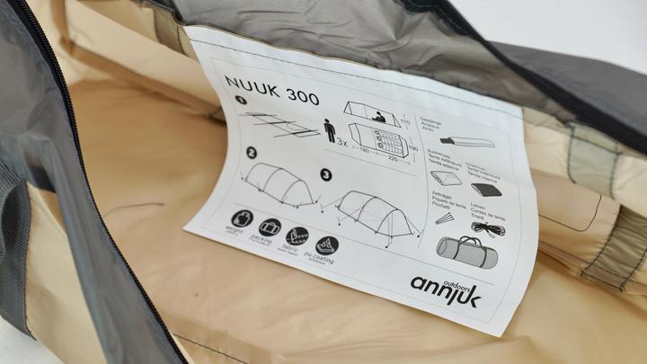 Produktbild Annjuk Nuuk 300 (Tunnelzelt, 3.25 kg, 3 Personen)