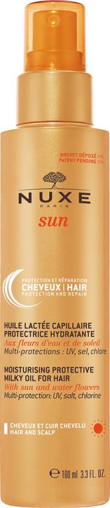Nuxe Sun - Huile Lactée Capillaire Protectrice Hydratante (Sonnenöl, 100 ml, 124 g)