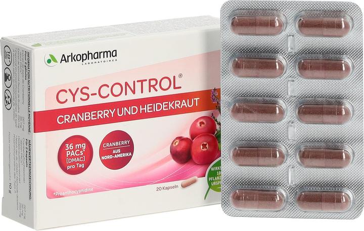 Actual product image Arkopharma Cys-Control (20 Piece, Capsules, 24 g)