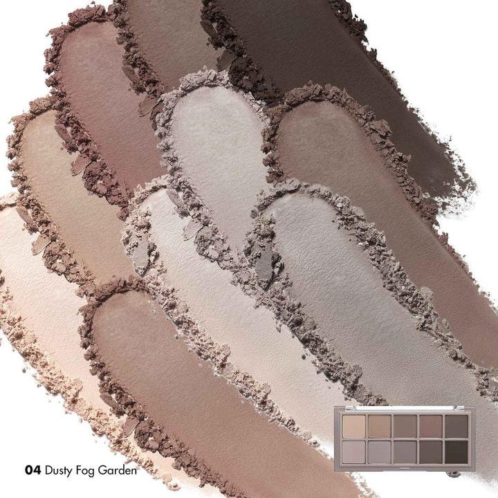 Productafbeelding Rom&Nd Better Than Palette 8g 04 Dusty Fog Garden Oog Make-up Palette 10 Tinten Mat & Glans Hoog (04 STOFFIGE NEVELTUIN)