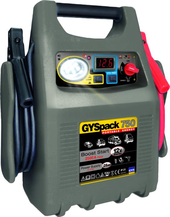 Productafbeelding GYS Snelstartsysteem Gyspack 750 026179 Startstroom (12 V)=750 A Werking (2500 A, 28000 mAh)
