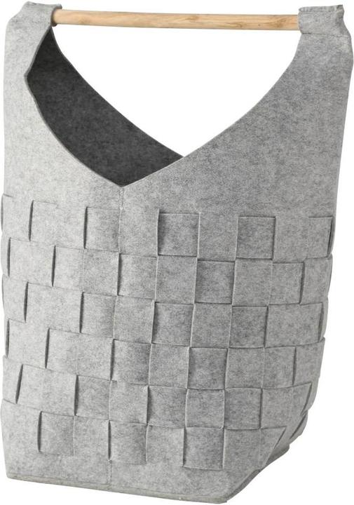 Boltze Home Aufbewahrungsbox Cui Grau, 3er Set (3 x, 35 x 35 x 56 cm)