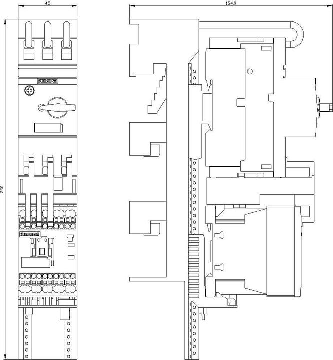 Produktbild Siemens Verbraucherabzweig 3RA2110-1JH16-1AP0