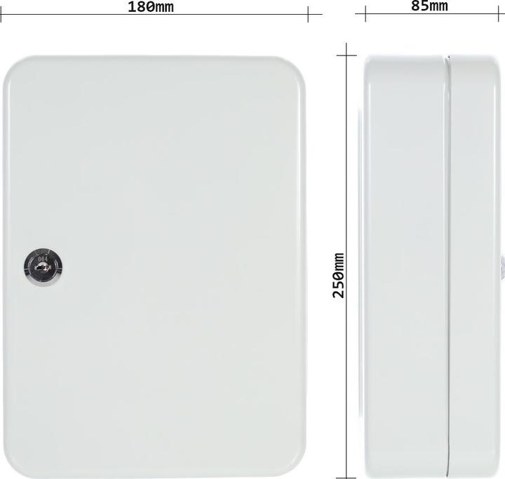 Actual product image Rottner Schlüsselkassette Klaus 20 Zylinderschloss
