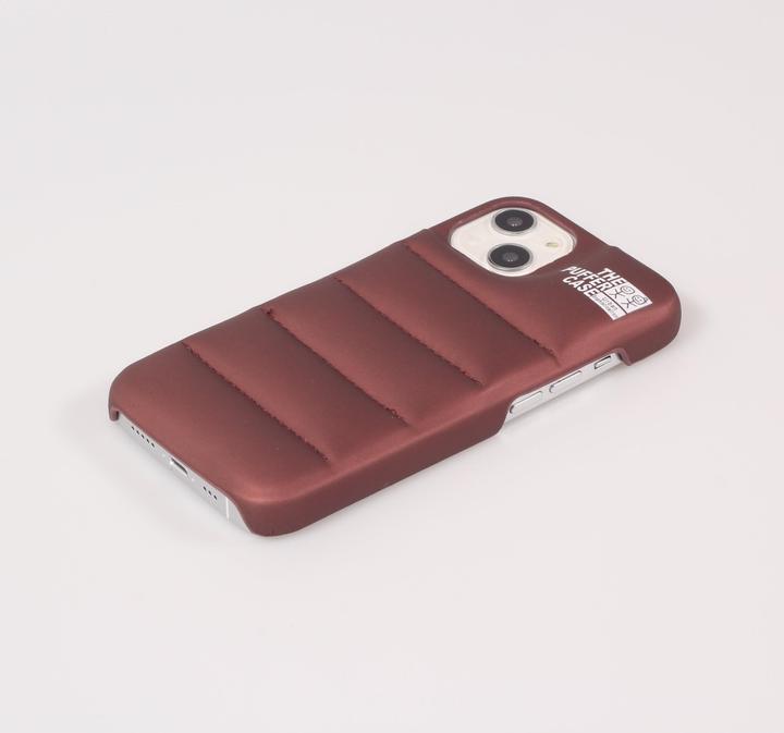Produktbild PhoneLook Hülle 3D stylische Daunenjacke Design mit Ziernaht Braun (Apple iPhone 13 Pro)