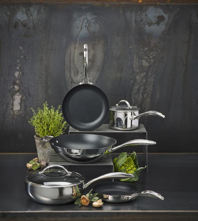 Immagine prodotto Scanpan Casseruola HaptIQ Ø 16 cm - con coperchio (16 cm, Casseruola con manico, Acciaio inossidabile, Alluminio)