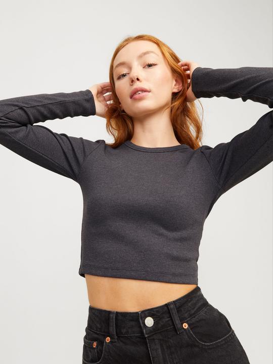 Produktbild JJXX Jxfeline Str Ls Rib Tee Jrs Noos (XS)