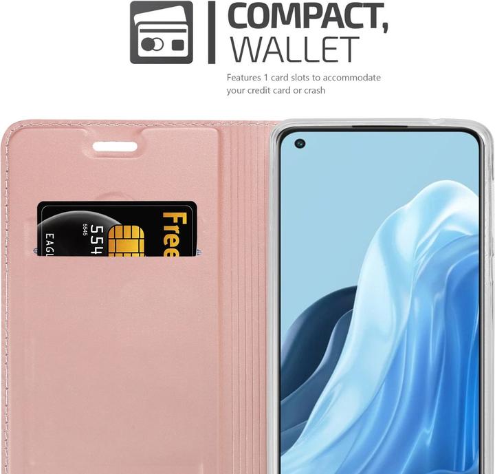 Actual product image Cadorabo Classy Book Case for Oppo FIND X5 LITE / Reno7 5G (Oppo Find X5 Lite, OPPO Reno7 Z 5G)