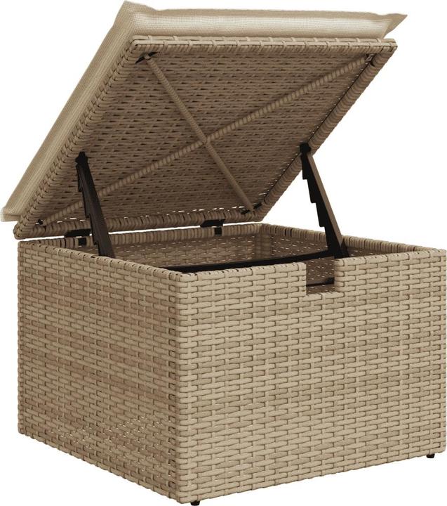 Actual product image vidaXL Garden furniture Sofa set Garden set 8-piece garden seating group Beige