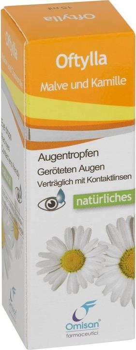Actual product image Omisan Oftylla Malve und Kamille Fl 15 ml (15 ml, 1 vial 15 ml)
