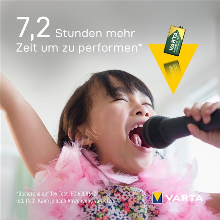Productafbeelding Varta Accu Power opladen (1 Pcs., 9V Block, 200 mAh)