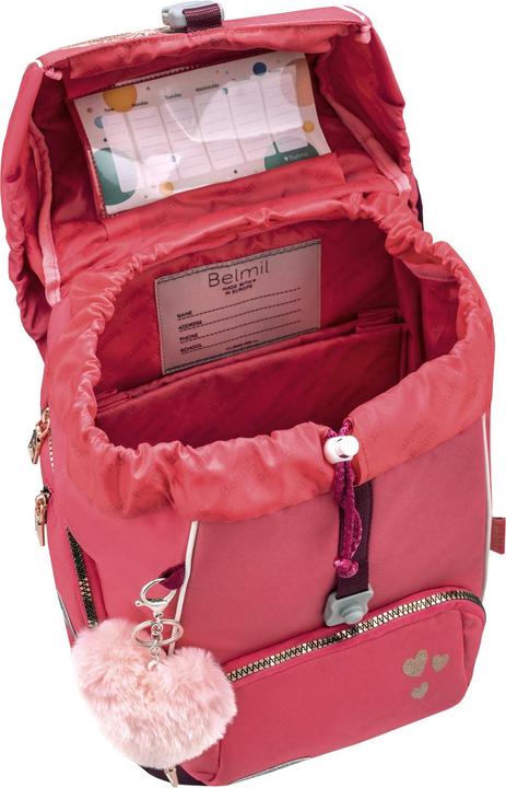 Actual product image Belmil Comfy Plus Coral satchel set 5pcs (16 l)