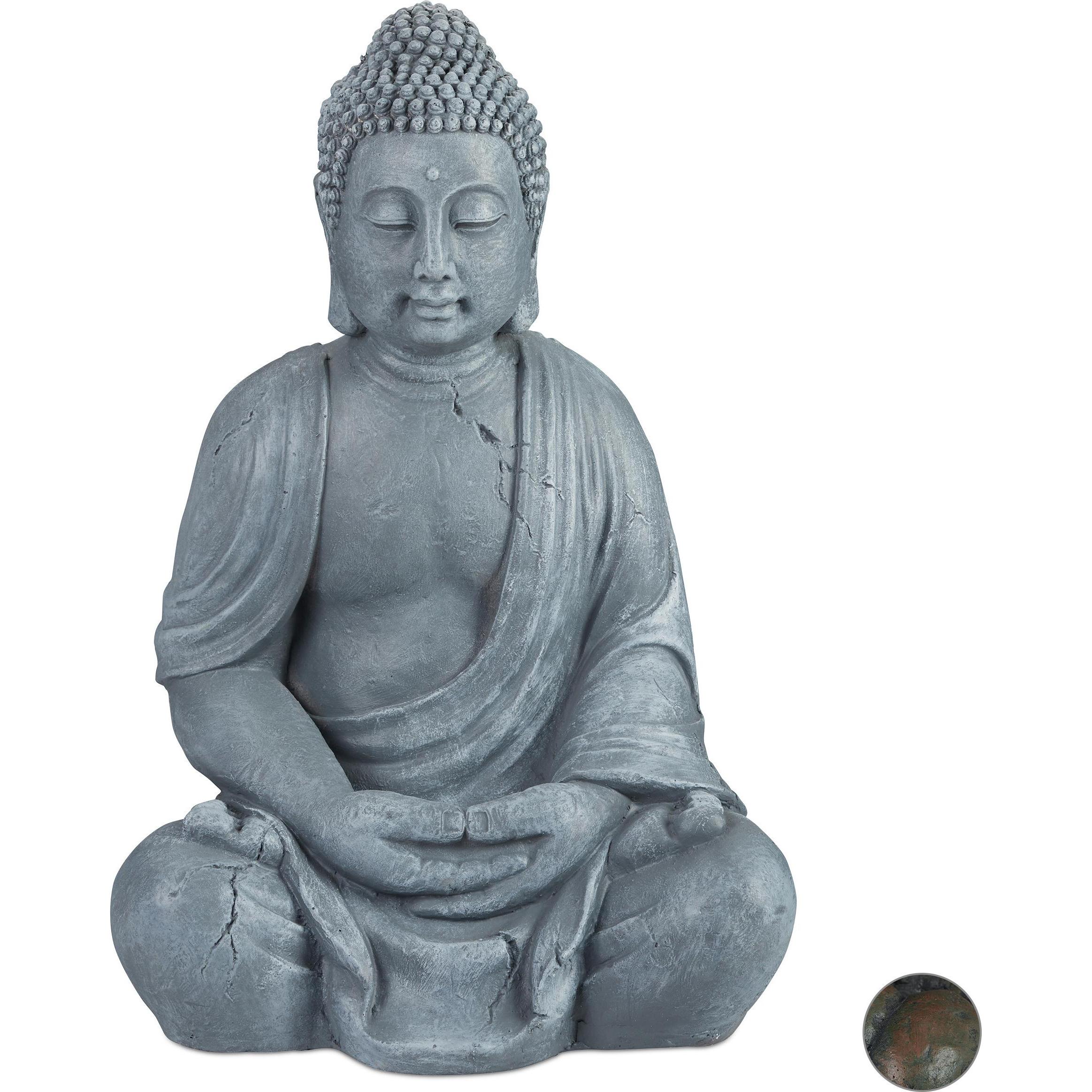 Relaxdays, Aussendekoration, Buddha
