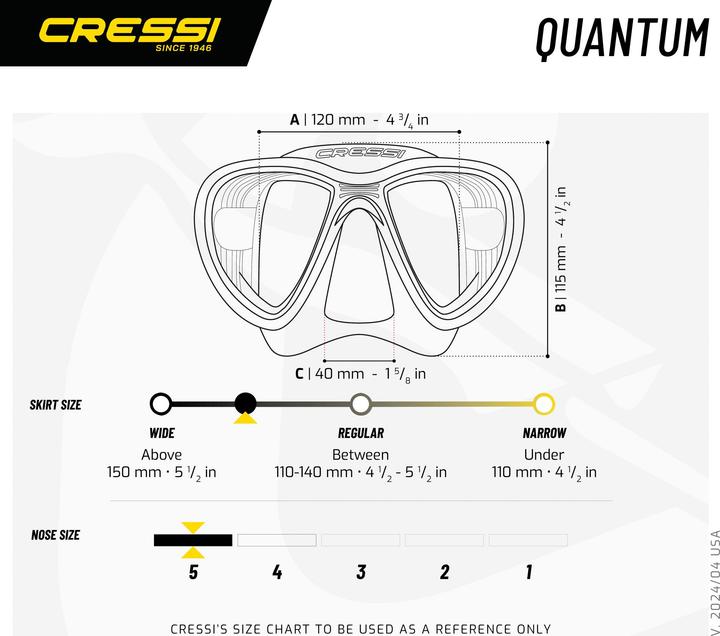 Image du produit Cressi Quantum Maske