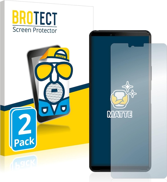 Produktbild BROTECT Entspiegelungs-Schutzfolie Displayschutz Matt (2 Stück, Sony Xperia 10 II)