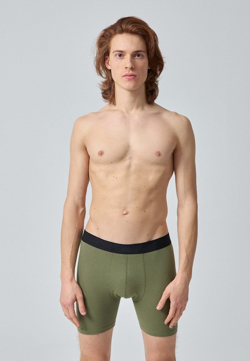 Actual product image Snocks Lange Boxershorts ohne Logo (M, pack of 6)