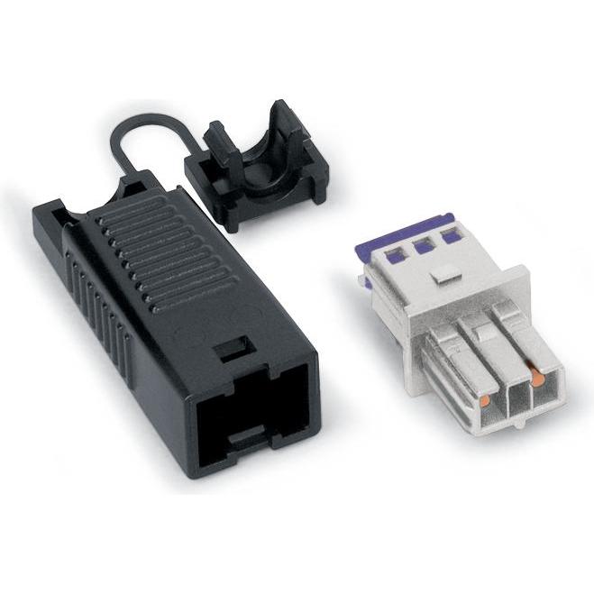 Thumbnail - 50x Wago NetzSteckverbinder WINSTA, Elektronikkabel + Stecker, Grau
