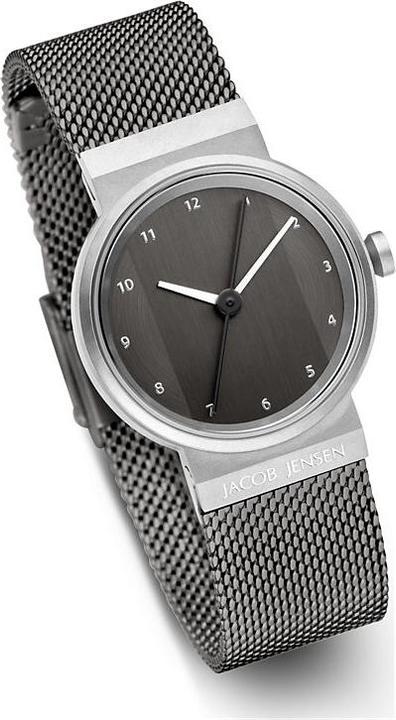 Actual product image Jacob Jensen 792 New Line Horloge - Jensen dames horloge - Grijs - diameter 29 mm - roestvrij staal (29 mm)