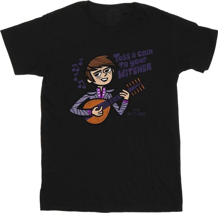 Actual product image Netflix Mens The Witcher The Bard Performs T-Shirt (4XL)