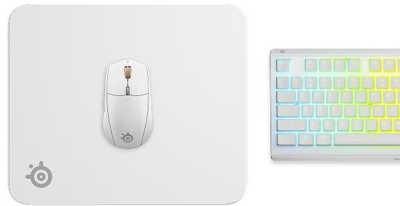 Produktbild SteelSeries QcK M White (M)