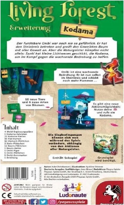 Actual product image Pegasus Living Forest: Kodama, board game, for 2-4 players, from 10 years, EN expansion (German)