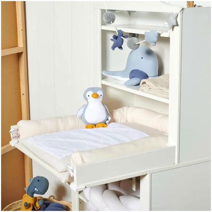 Produktbild nordic coast company Bettschlange Bettrolle Natur