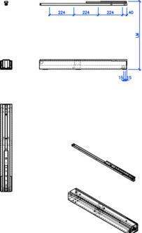 Produktbild Peka Metall Hochschrank-Front-Vollauszüge Box für Holzkonstruktionen