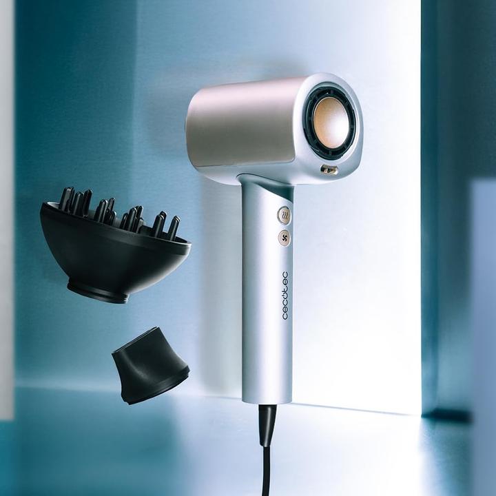 Image du produit Cecotec Sèche-cheveux aluminium nano plasma, 110000 tr/min, 1600 W, 3 températures et vitesses (1600 W)