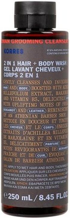 Actual product image Korres Athenian Grooming 2 In 1 Hair & Body Wash 250ml (250 ml)