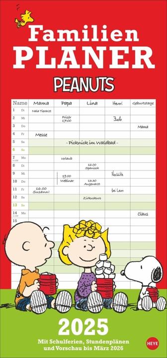 Heye Planning famiglia (21 x 45 cm, Copertina rigida, Tedesco)