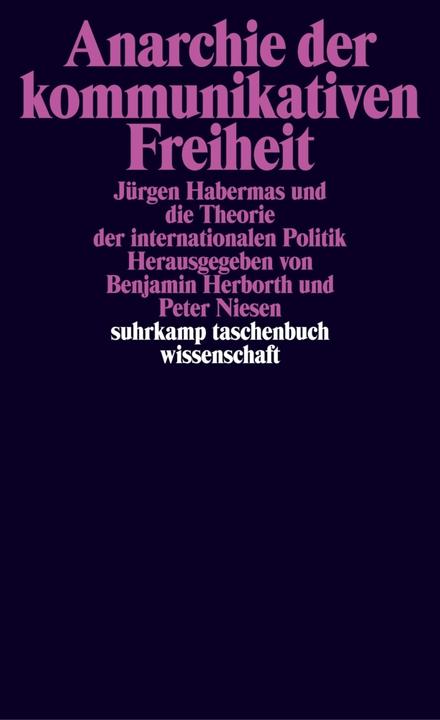 Produktbild Anarchie der kommunikativen Freiheit (Deutsch, Benjamin Herborth, Peter Niesen, 2007)