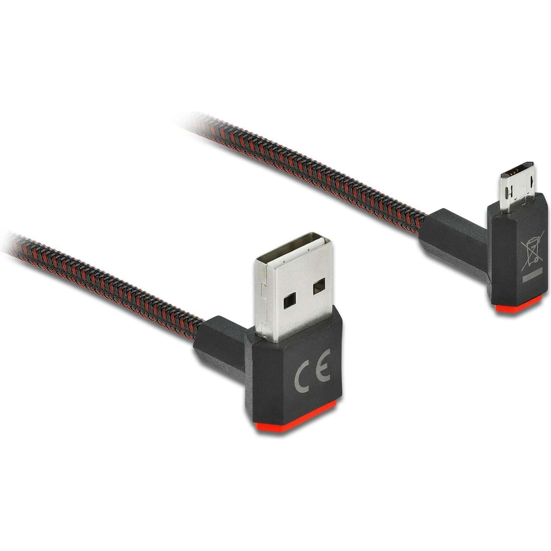 Delock USB A – USB Micro B (0.50 m, USB 2.0), USB Kabel