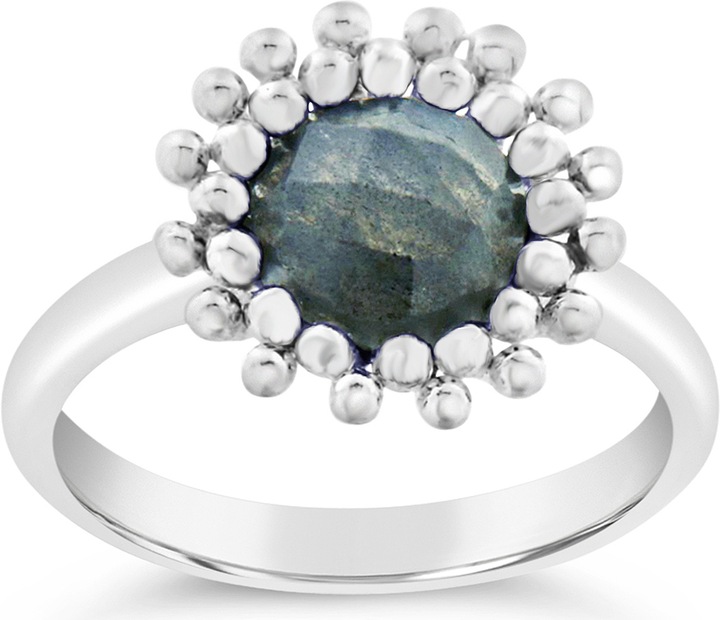 Actual product image Leyda Ring Flower (56, 925 Silver)
