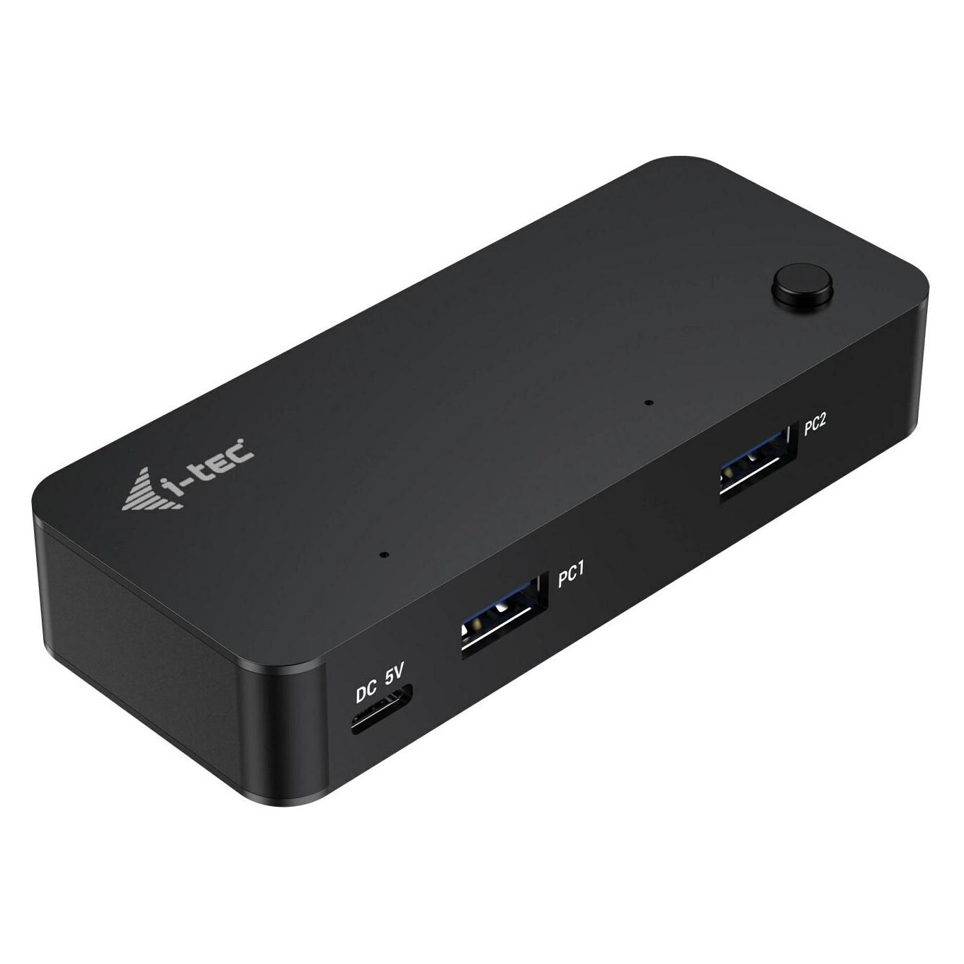 i-tec Universal KVM HUB 2x USB-C 3.2 Gen.1 + 2x USB-A 3.2 Gen.1 1x USB-C power-in (CAKVMHUB2A2C)
