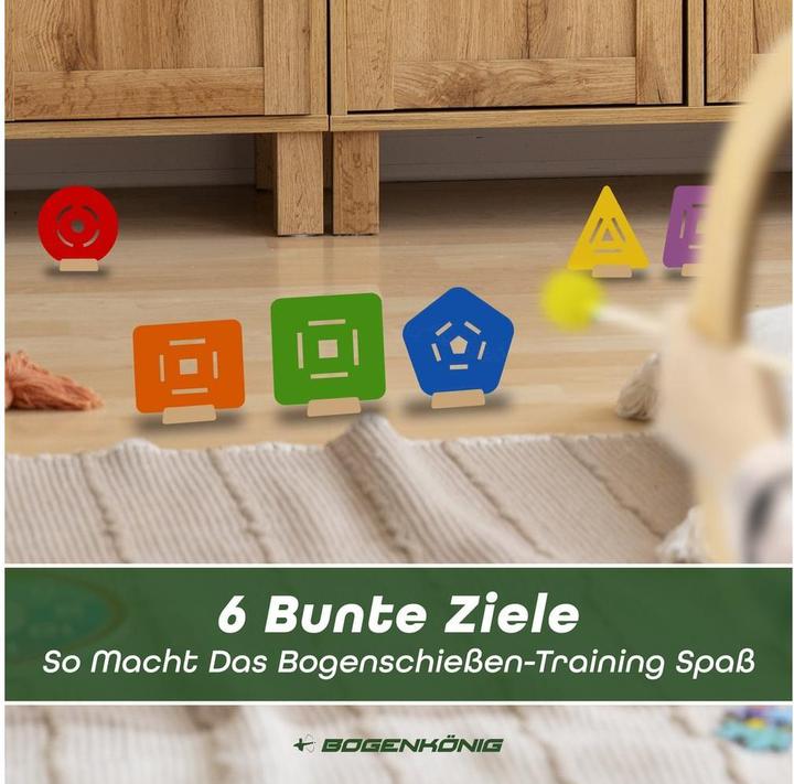 Actual product image Bogenkönig Bogenschiess-Set 12-teilig