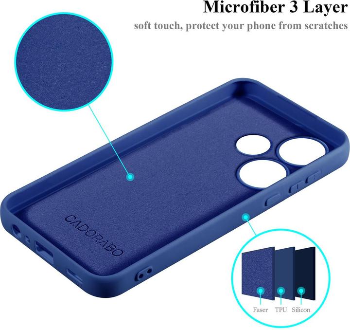 Image du produit Cadorabo Housse pour Xiaomi Poco F6 TPU avec design Liquid Protection (Xiaomi Poco F6)