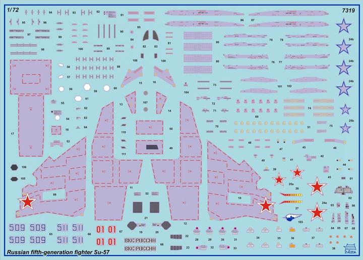 Produktbild 1:72 Sukhoi SU-57