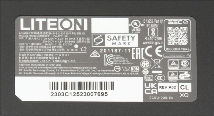 Produktbild Lite-On PA-1231-26 (230 W)